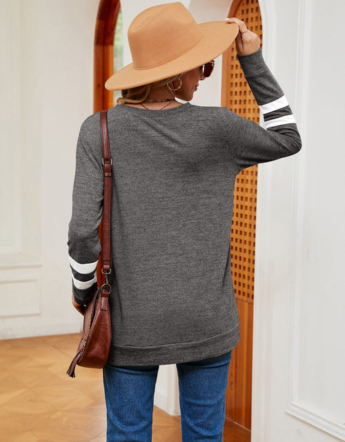 Load image into Gallery viewer, V-Neck Long Sleeve T-Shirt
