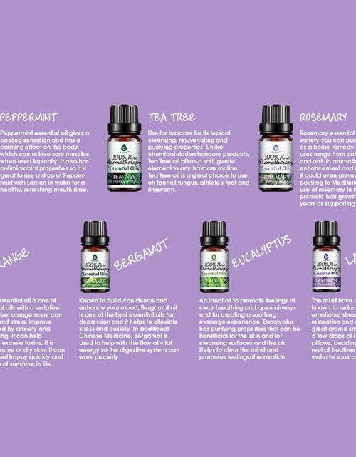 Load image into Gallery viewer, 14 Pack of 100% Pure Essential Aromatherapy Oils by Pursonic
