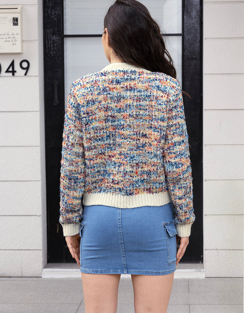 Load image into Gallery viewer, Heathered Button Up Long Sleeve Cardigan

