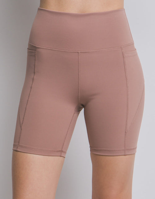 Load image into Gallery viewer, Love Tree High Waist Seam Detail Active Shorts
