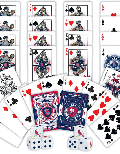 Load image into Gallery viewer, St. Louis Cardinals - 2-Pack Playing Cards &amp; Dice Set by MasterPieces Puzzle Company INC
