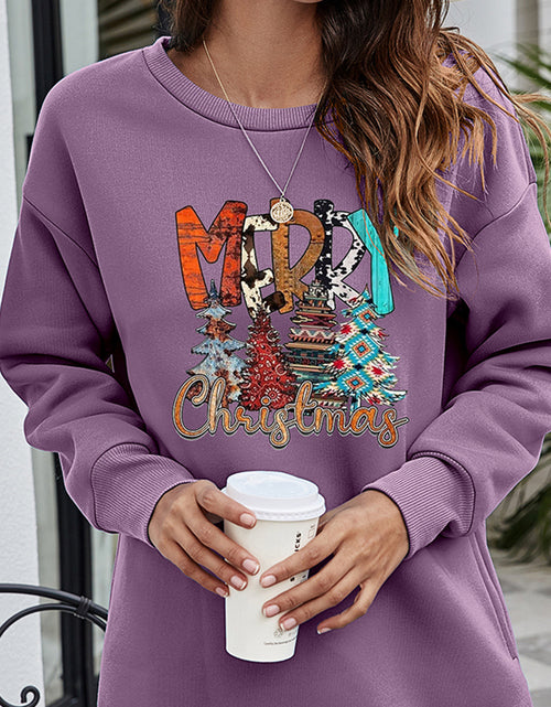 Load image into Gallery viewer, MERRY CHRISTMAS Graphic Sweatshirt
