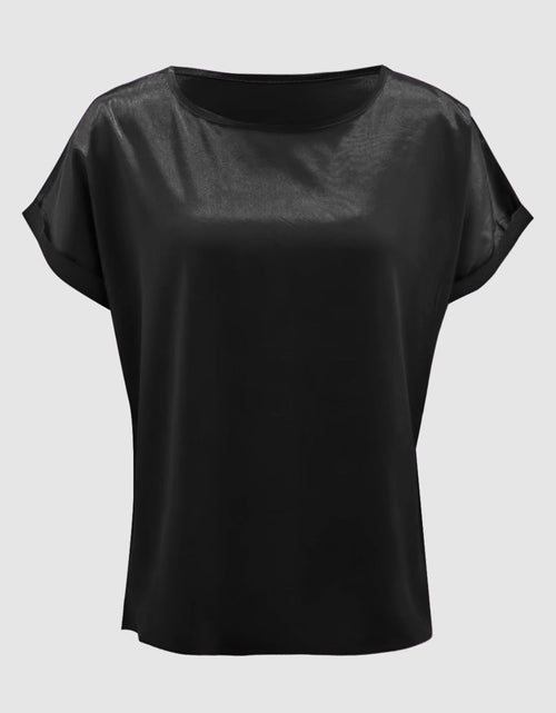 Load image into Gallery viewer, Round Neck Short Sleeve T-Shirt
