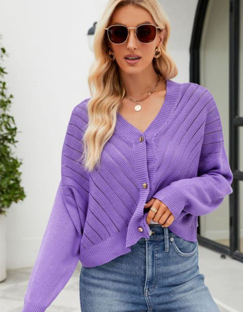Load image into Gallery viewer, V-Neck Button Down Cardigan
