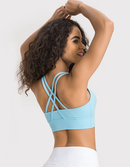 Load image into Gallery viewer, Millennia Crisscross Scoop Neck Active Tank
