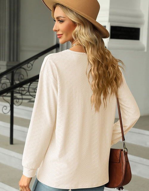 Load image into Gallery viewer, V-Neck Long Sleeve T-Shirt
