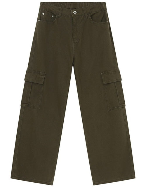 Load image into Gallery viewer, Hight Rise Wide Leg Cargo Pants
