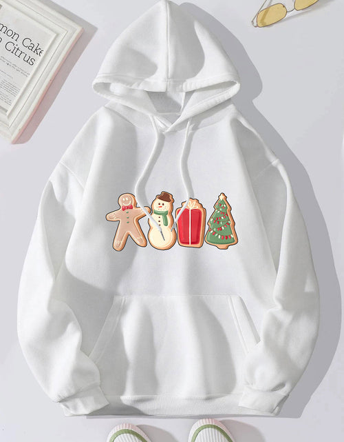 Load image into Gallery viewer, Graphic Drawstring Hoodie with Pocket
