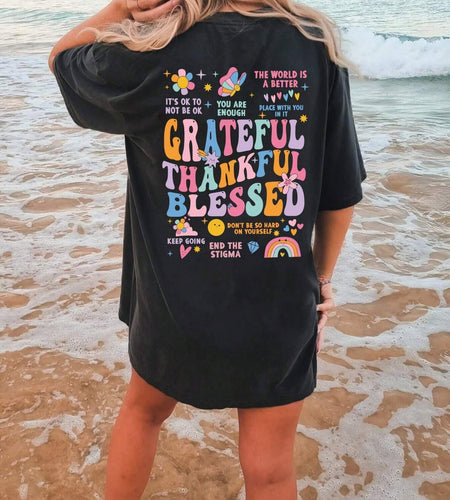 Letter Graphic Round Neck Short Sleeve T-Shirt