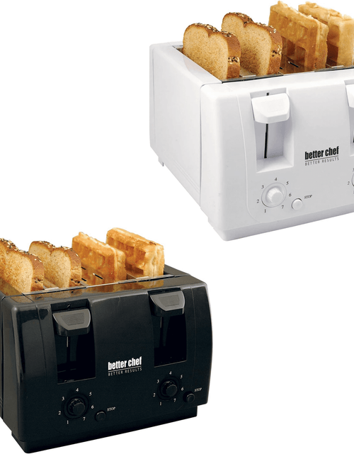 Load image into Gallery viewer, Better Chef Wide Slot 4-Slice Dual Control Toaster by Jupiter Gear Home
