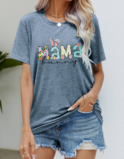 Load image into Gallery viewer, MAMA BUNNY Easter Graphic Tee
