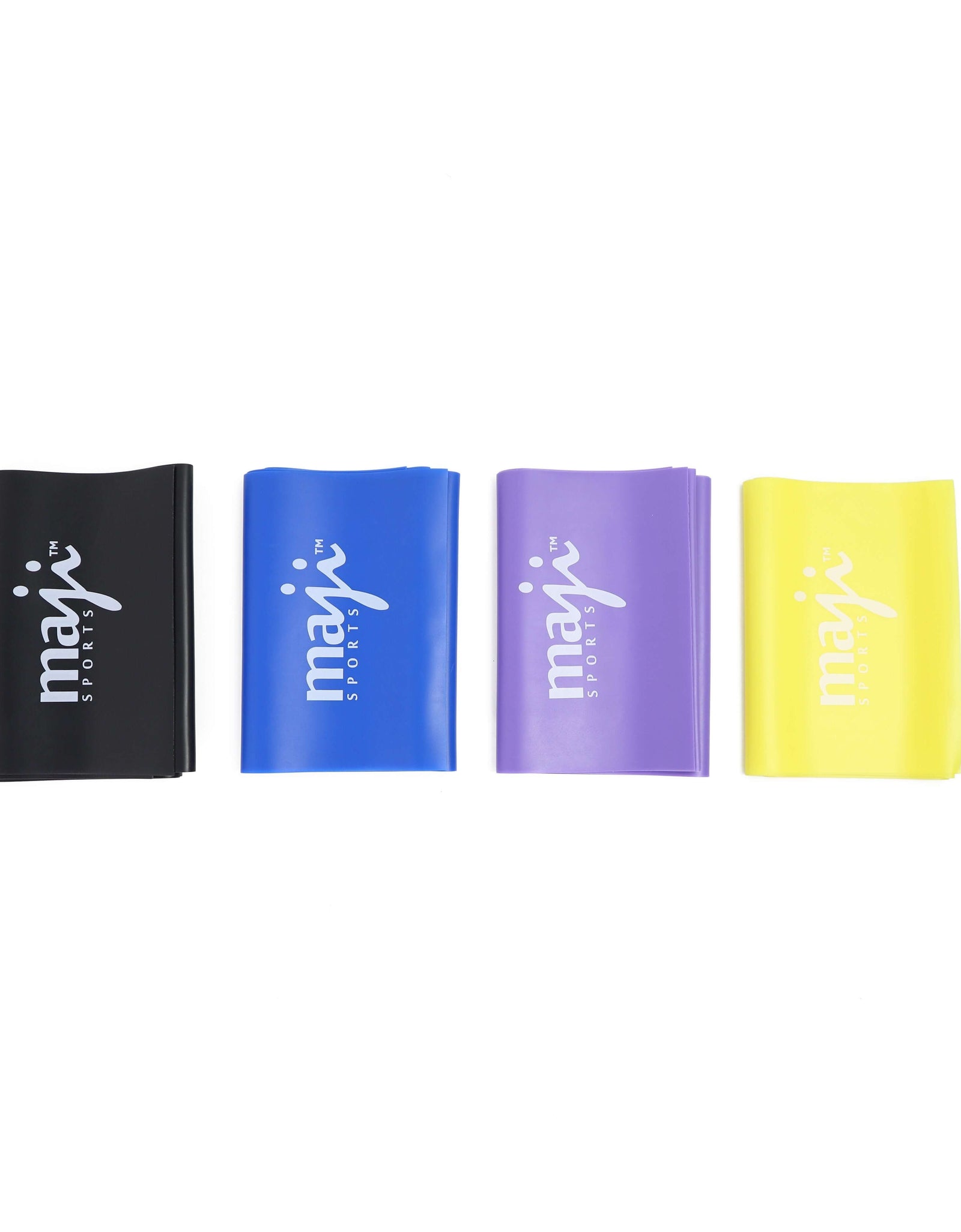 Full Body Exercise & Stretch Bands - Variable Resistance 4 Pack by Jupiter Gear