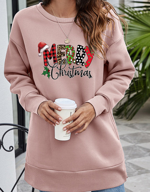 Load image into Gallery viewer, MERRY CHRISTMAS Graphic Sweatshirt
