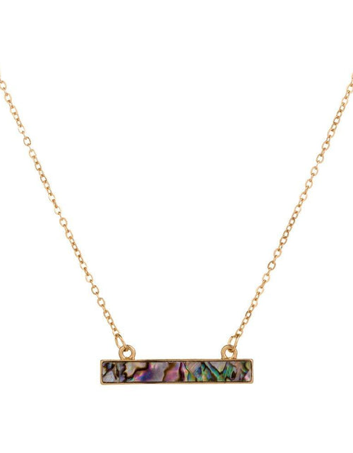Load image into Gallery viewer, Abalone Shell Necklace by Hollywood Sensation®
