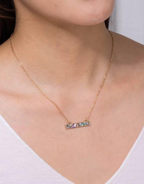 Load image into Gallery viewer, Abalone Shell Necklace by Hollywood Sensation®
