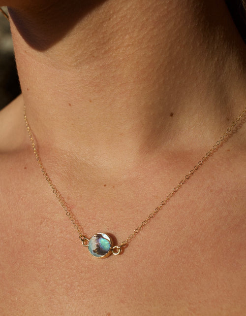 Load image into Gallery viewer, Abalone Necklace by Toasted Jewelry
