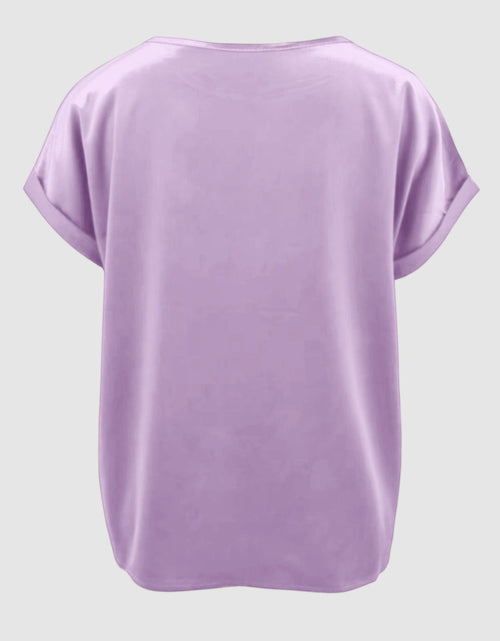 Load image into Gallery viewer, Round Neck Short Sleeve T-Shirt
