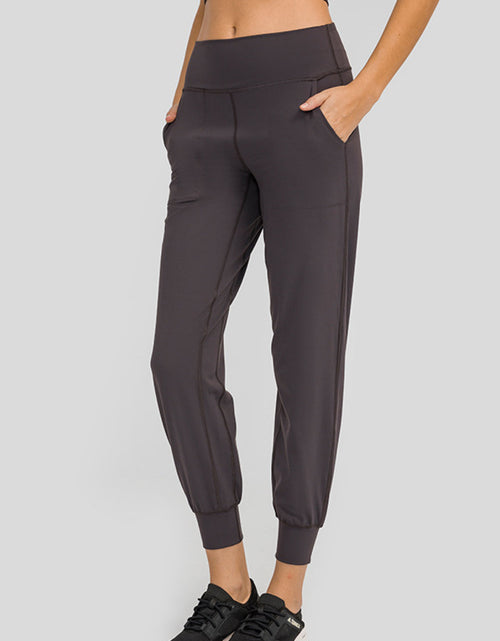 Load image into Gallery viewer, Millennia Wide Waistband Slant Pocket Pants
