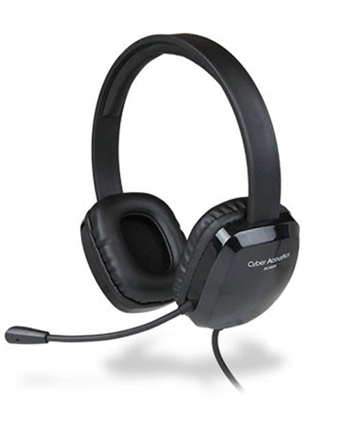Load image into Gallery viewer, Cyber Acoustics - AC-6020 USB Stereo Headset by Level Up Desks
