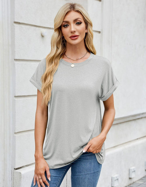 Load image into Gallery viewer, Florira Round Neck Short Sleeve T-Shirt
