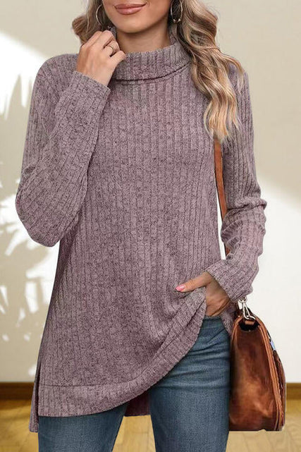 Load image into Gallery viewer, Turtleneck High Low Top
