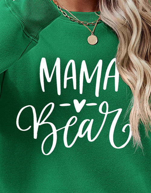 Load image into Gallery viewer, Letter Graphic Round Neck Long Sleeve Sweatshirt
