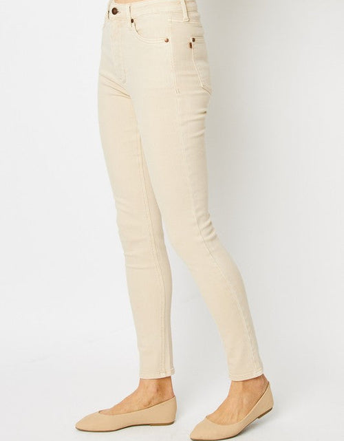Load image into Gallery viewer, Judy Blue Full Size Garment Dyed Tummy Control Skinny Jeans
