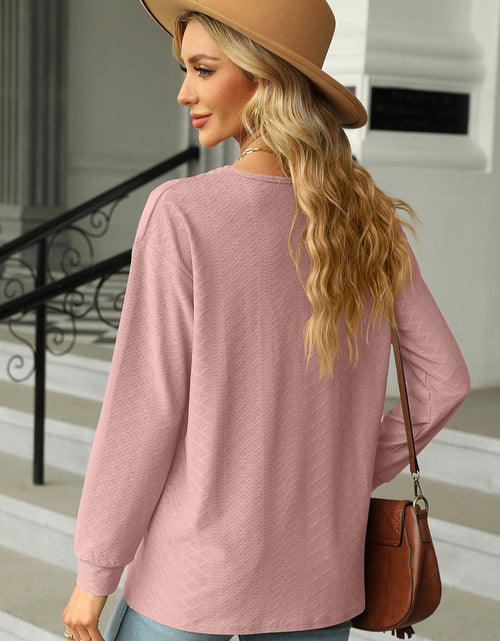 Load image into Gallery viewer, V-Neck Long Sleeve T-Shirt
