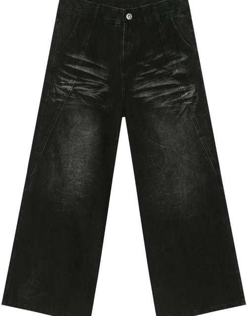 Load image into Gallery viewer, Men's Wide Leg Jeans with Pockets
