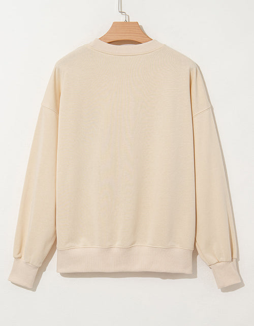 Load image into Gallery viewer, THANKS Round Neck Long Sleeve Sweatshirt
