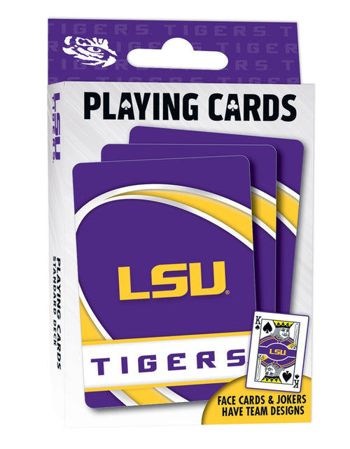 Load image into Gallery viewer, LSU Tigers Playing Cards - 54 Card Deck by MasterPieces Puzzle Company INC
