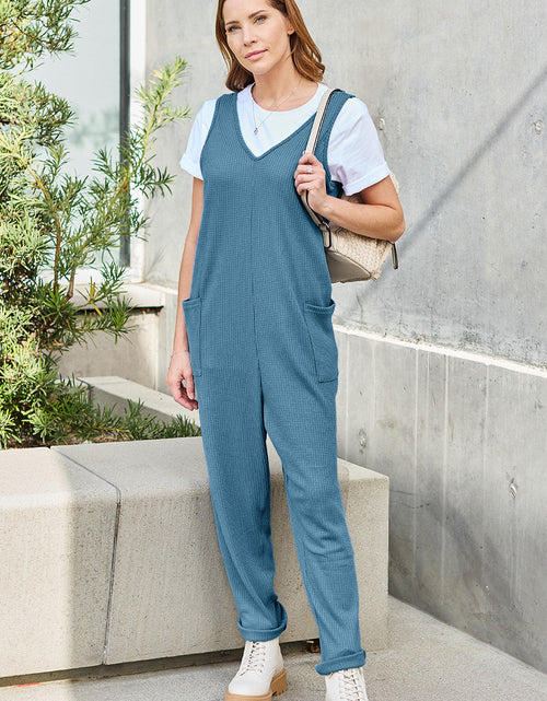 Load image into Gallery viewer, Double Take Full Size Sleeveless Straight Jumpsuit
