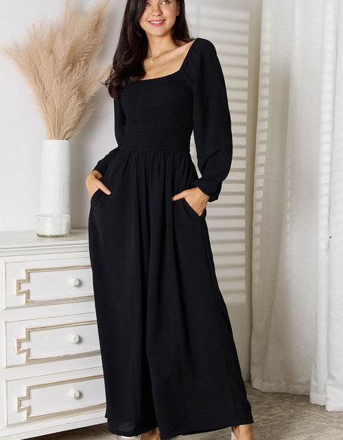 Load image into Gallery viewer, Double Take Square Neck Jumpsuit with Pockets
