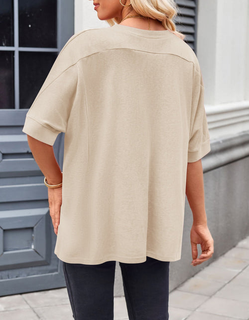 Load image into Gallery viewer, Lovelet Round Neck Half Sleeve T-Shirt
