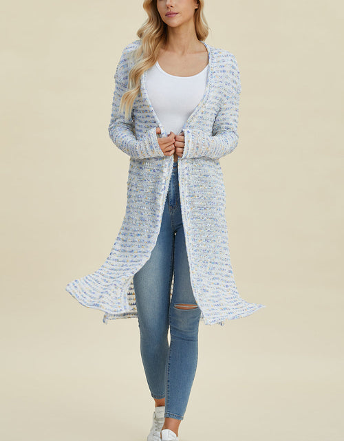 Load image into Gallery viewer, Double Take Full Size Open Front Longline Cardigan
