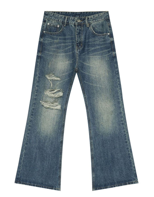 Load image into Gallery viewer, Men's Distressed Jeans with Pockets
