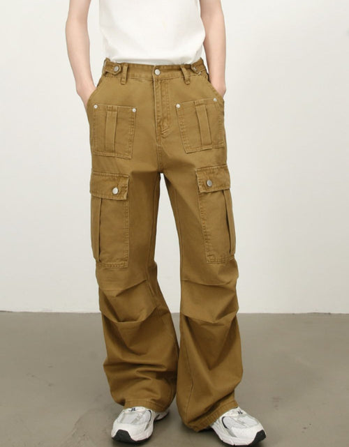 Load image into Gallery viewer, Men's Mid Rise Cargo Jeans
