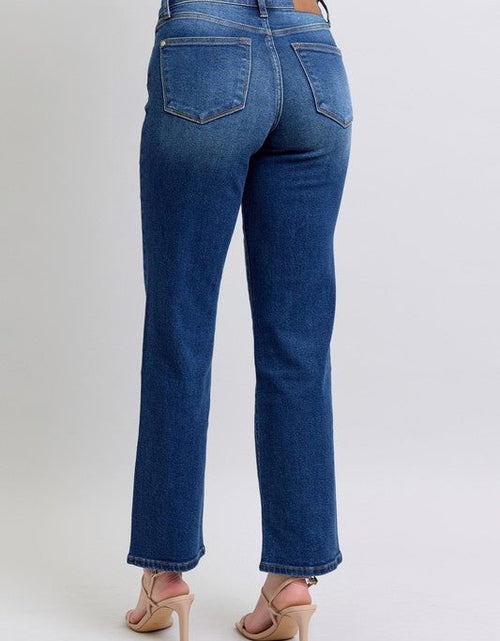 Load image into Gallery viewer, Judy Blue Full Size Side Seam Detail Straight Jeans with Pockets
