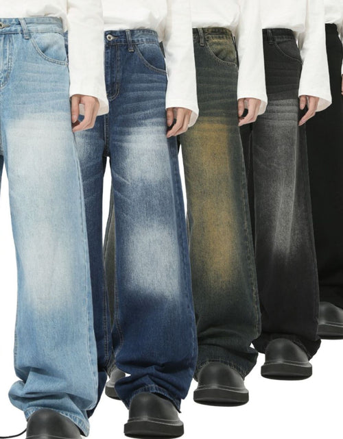 Load image into Gallery viewer, Men's Cat's Whisker Wide Leg Jeans
