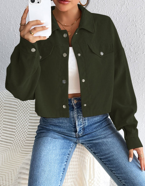 Load image into Gallery viewer, Honey Snap Down Long Sleeve Jacket
