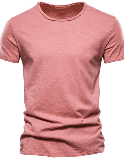 Load image into Gallery viewer, Men's Full Size Round Neck Short Sleeve T-Shirt Plus Size
