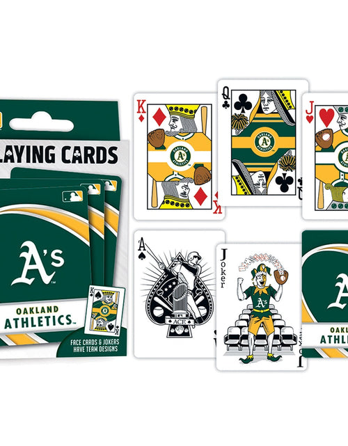 Load image into Gallery viewer, Oakland Athletics Playing Cards - 54 Card Deck by MasterPieces Puzzle Company INC
