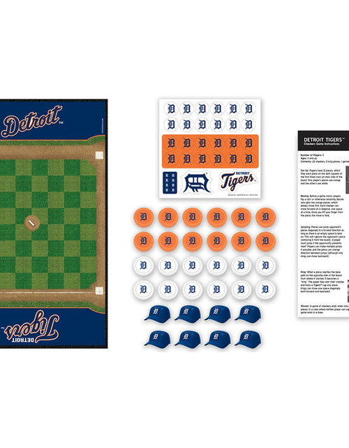 Load image into Gallery viewer, Detroit Tigers Checkers Board Game by MasterPieces Puzzle Company INC
