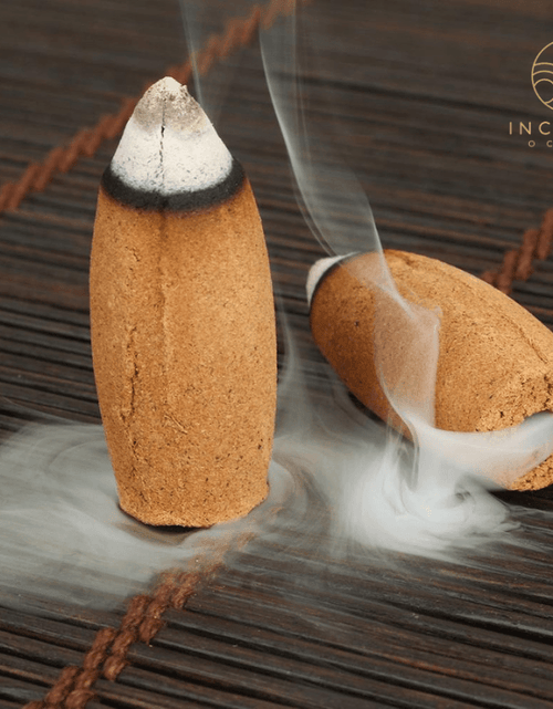 Load image into Gallery viewer, Agarwood Smoke Backflow Incense Cones by incenseocean
