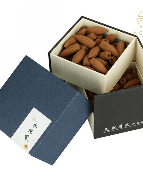 Load image into Gallery viewer, Agarwood Smoke Backflow Incense Cones by incenseocean
