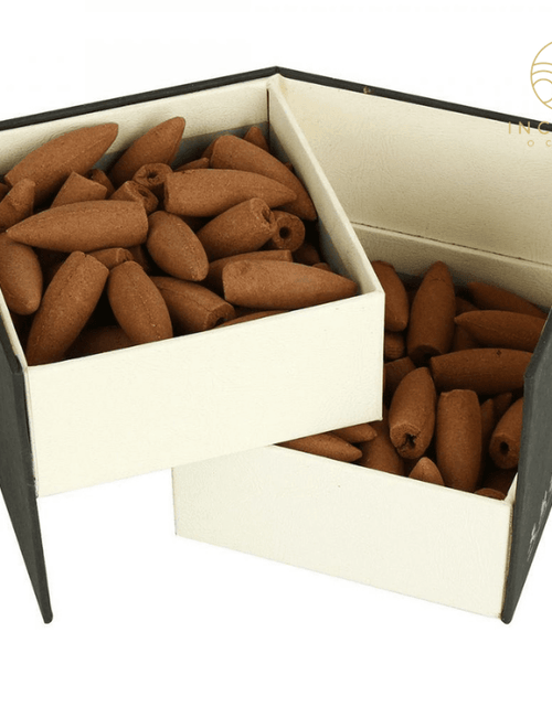 Load image into Gallery viewer, Agarwood Smoke Backflow Incense Cones by incenseocean

