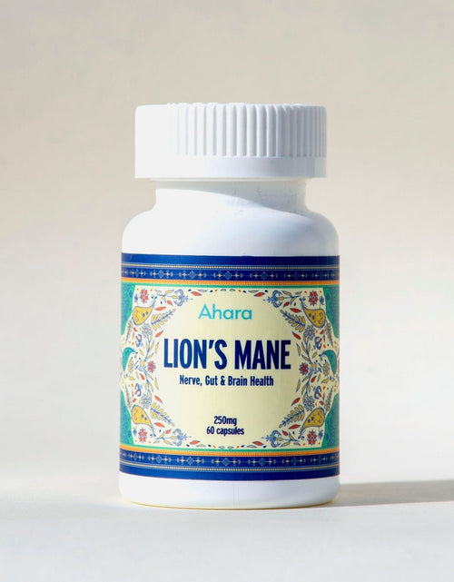 Load image into Gallery viewer, Ahara Mushrooms Lion's Mane Capsules - 10 bottles by Farm2Me
