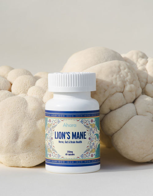 Load image into Gallery viewer, Ahara Mushrooms Lion's Mane Capsules - 10 bottles by Farm2Me
