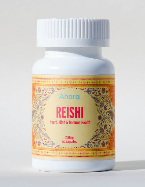 Load image into Gallery viewer, Ahara Mushrooms Reishi Capsules - 10 bottles by Farm2Me
