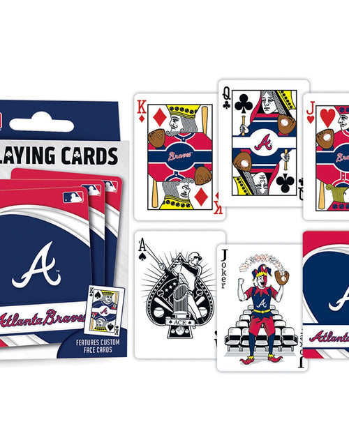 Load image into Gallery viewer, Atlanta Braves Playing Cards - 54 Card Deck by MasterPieces Puzzle Company INC
